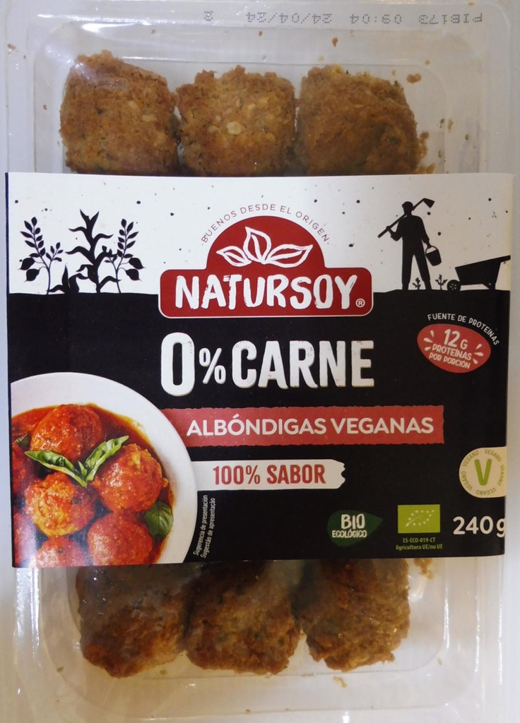 MANDONGUILLES VEGANES 240gr NATURSOY