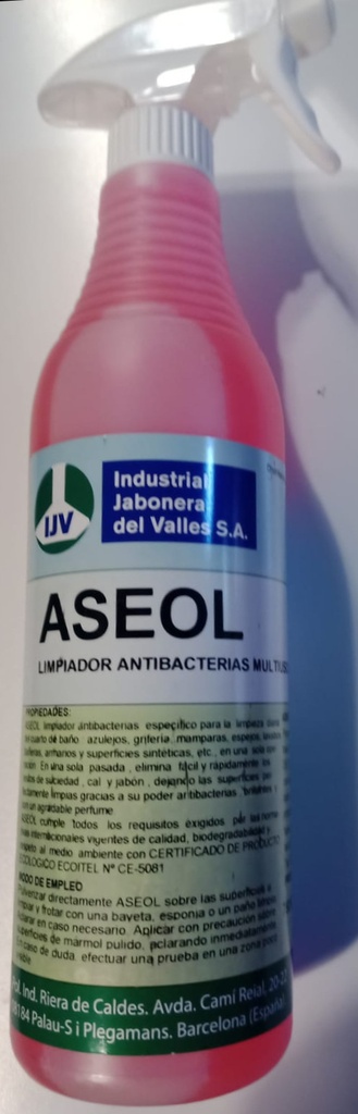 ASEOL ANTIBACTERIES BANY 750ml BH