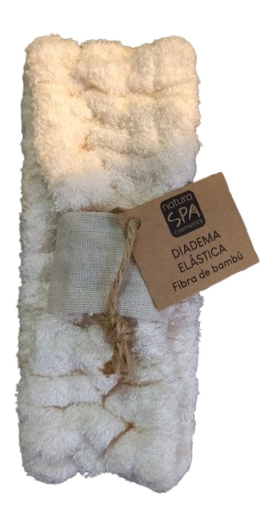 DIADEMA ELÀSTICA FIBRA DE BAMBÚ NATURA SPA