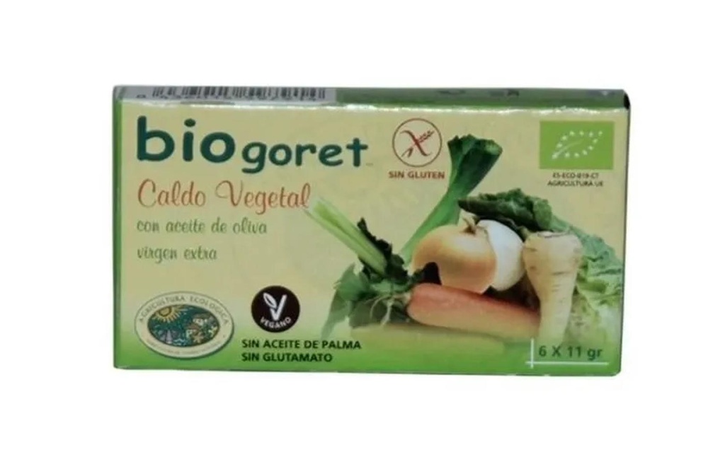 CUBS DE BROU DE VERDURA 6x11gr BIOGORET