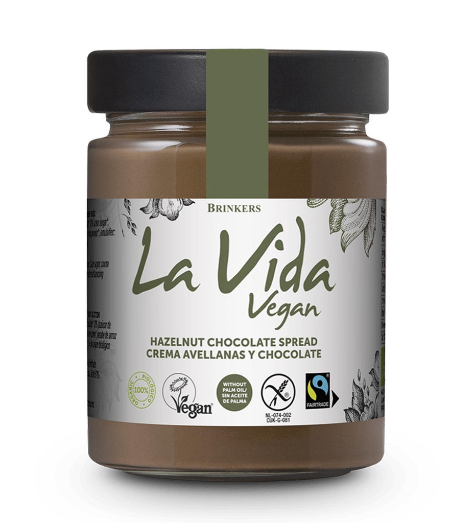CREMA XOCOLATA AVELLANA 270gr LA VIDA VEGAN