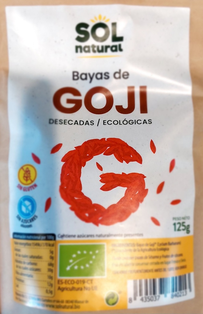 BAIES DE GOJI 125gr SOLNATURAL