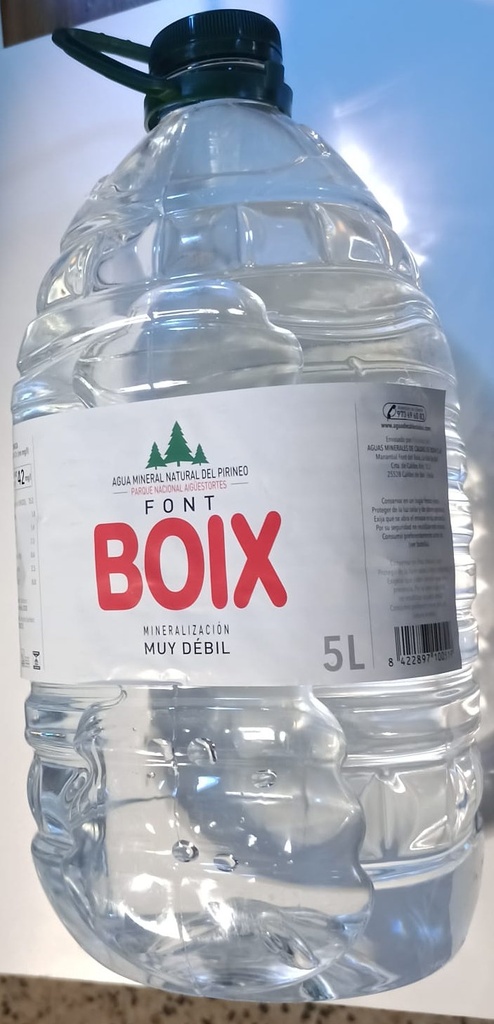 AIGUA FONT BOIX 5l CALDES DE BOHI