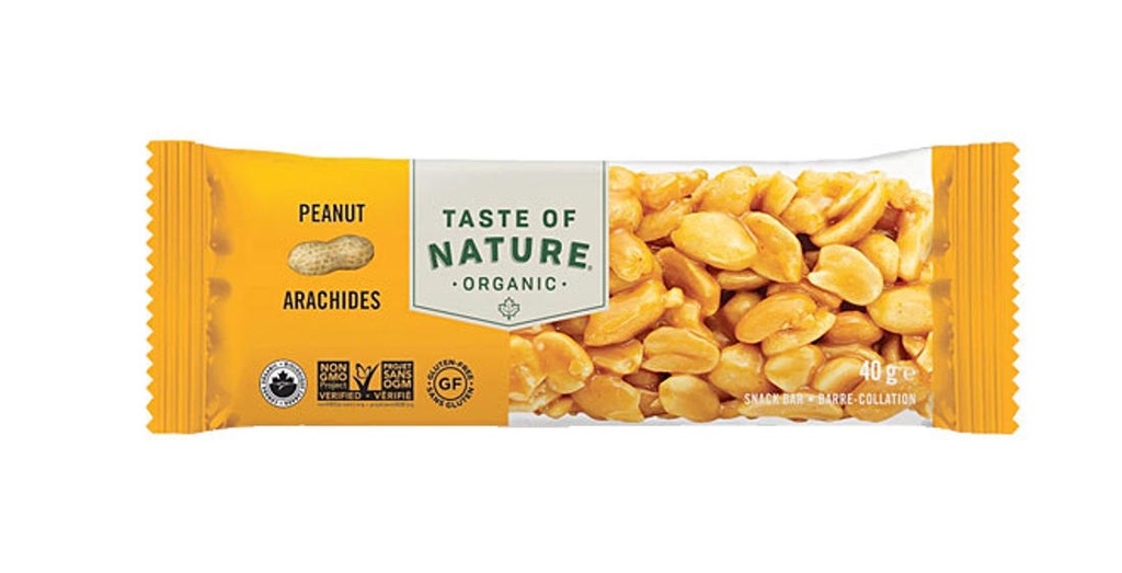 BARRETA CACAUET 40gr TASTE OF NATURE