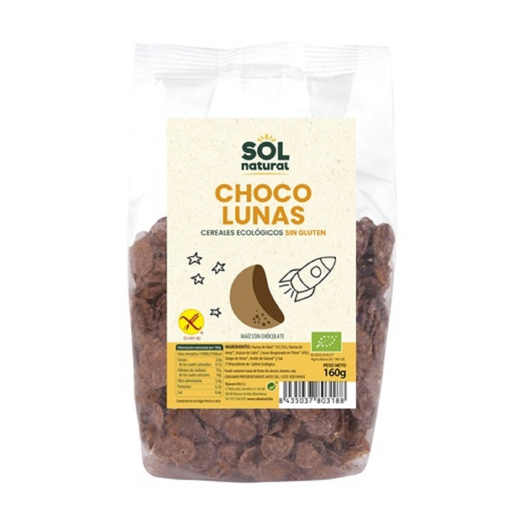 BIO XOCO LLUNES S/GLUTEN 160gr SOL NATURAL