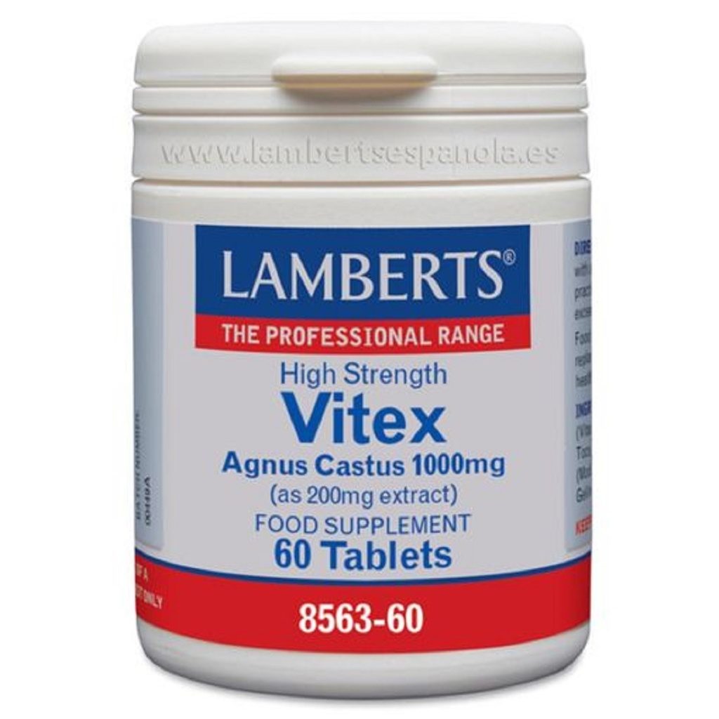 VITEX AGNUS CASTUS (ALOC) 1000mg 60comp LAMBERTS