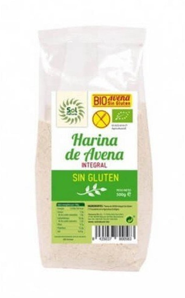 FARINA DE CIVADA S/GLUTEN BIO 500GR SOLNATURAL