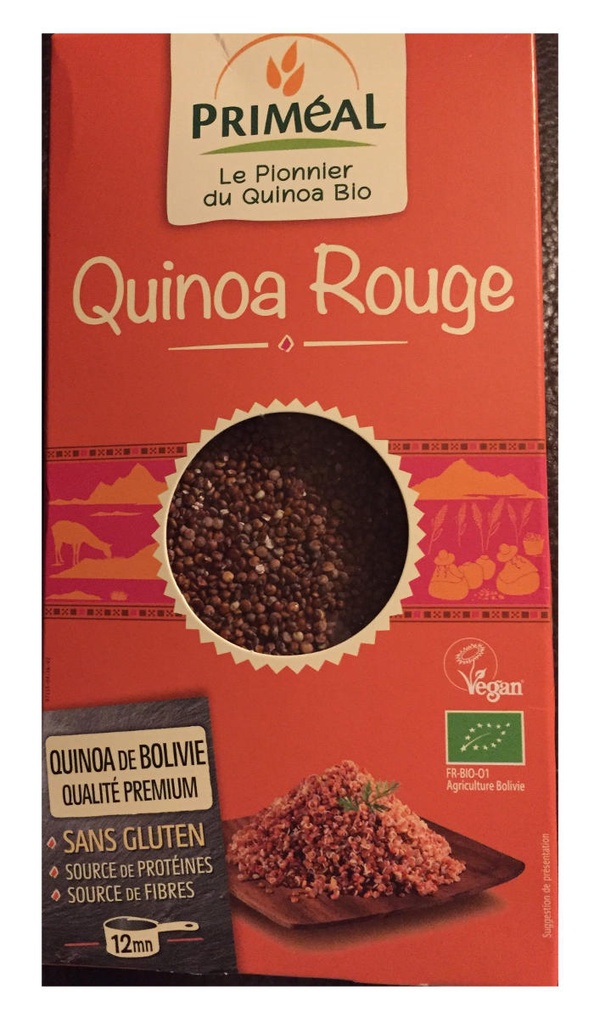 QUINOA  VERMELLA 500g PRIMEAL