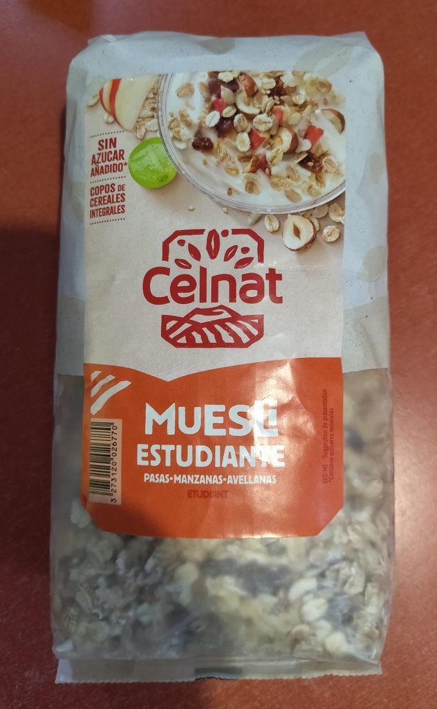 MUESLI ESTUDIANT 500g CELNAT