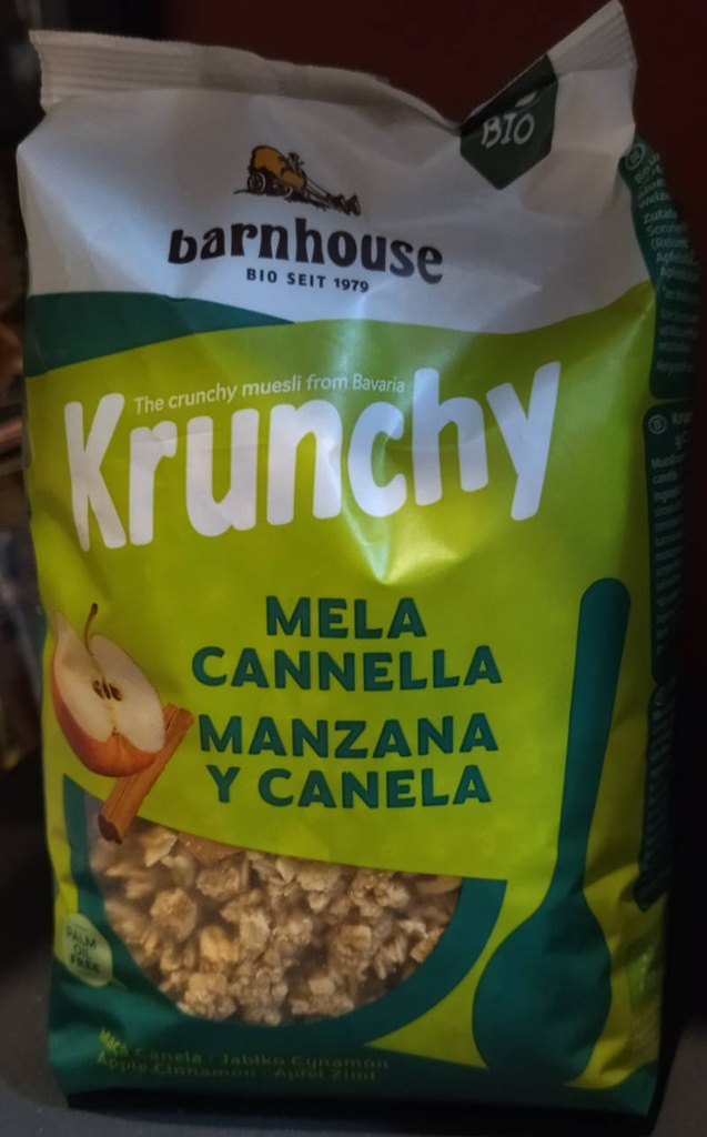 MUESLI KRUNCHY POMA I CANYELLA 375GR BARNHOUSE