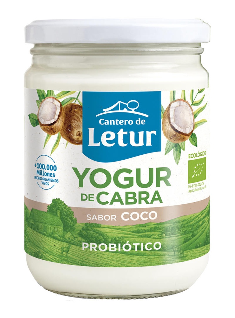 IOGURT DE CABRA COCO 420gr CANTERO LETUR