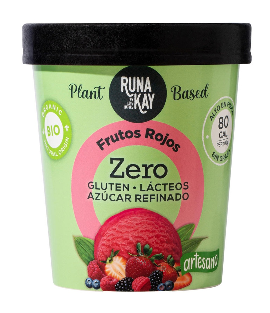 GELAT DE FRUITS VERMELLS 460ml BIO RUNA KAY