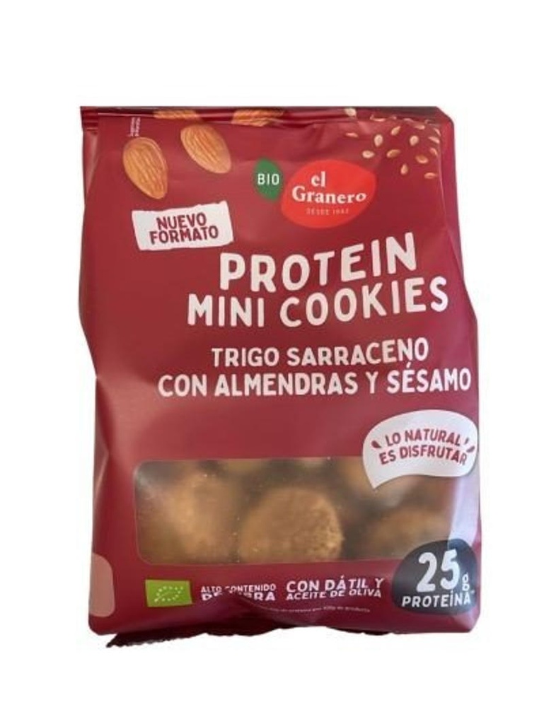 COOKIES FAJOL AMB AMETLLES I SÈSAM 130gr EL GRANERO