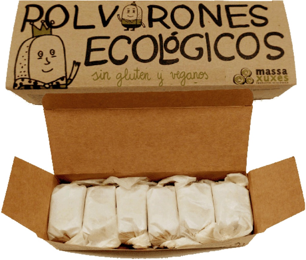 POLVORONS  TRADICIONALS SENSE GLUTEN VEGANS 210g MASSAXUXES