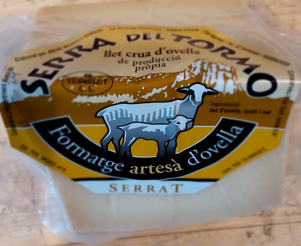 FORMATGE OVELLA MADURAT SERRAT SERRA DEL TORMO A PES