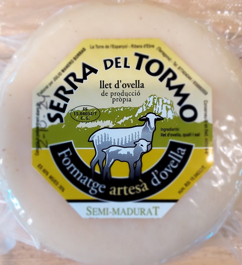 FORMATGE OVELLA SEMI MADURAT SERRA DEL TORMO A PES