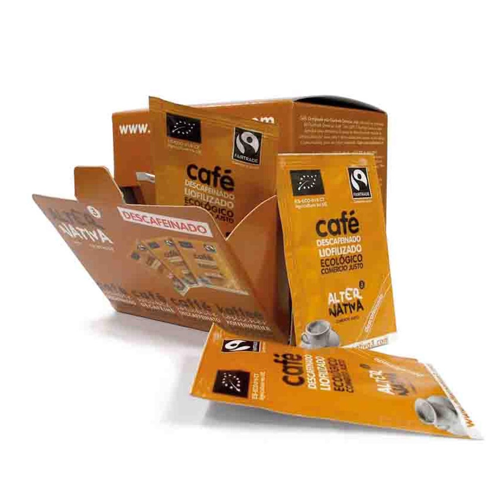CAFE SOLUBLE LIOFILITZAT DESCAFEINAT ECO 25s 2g ALTERNATIVA