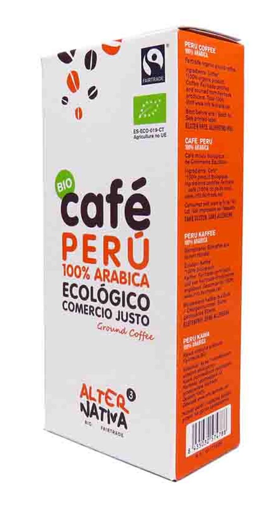 CAFÈ PERÚ ARABICA 100%  250gr ALTERNATIVA