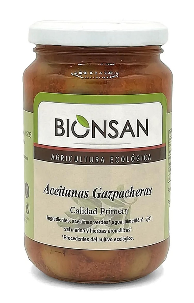OLIVES GASPATXERES 200GR BIONSAN