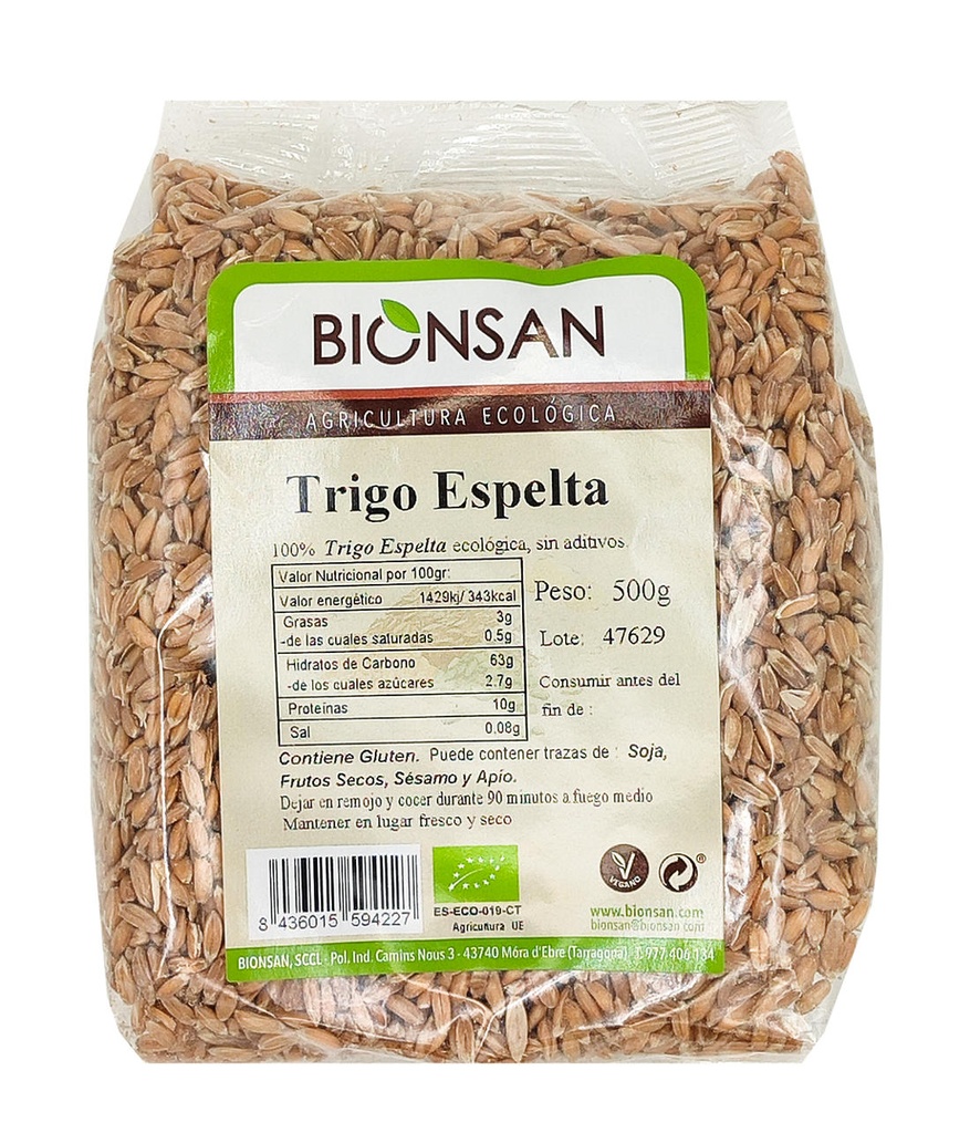 ESPELTA EN GRA 500gr BIONSAN