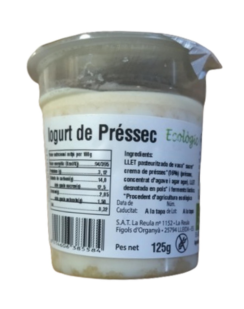 IOGURT VACA GUST PRÉSSEC 125gr LA REULA