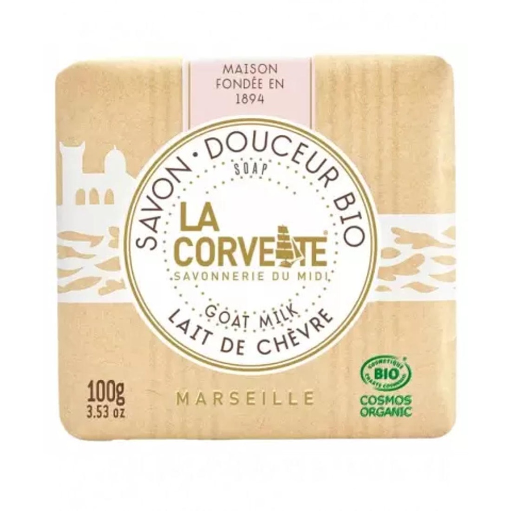 SABO PASTILLA BIO LLET DE CABRA 100gr LA CORVETTE 