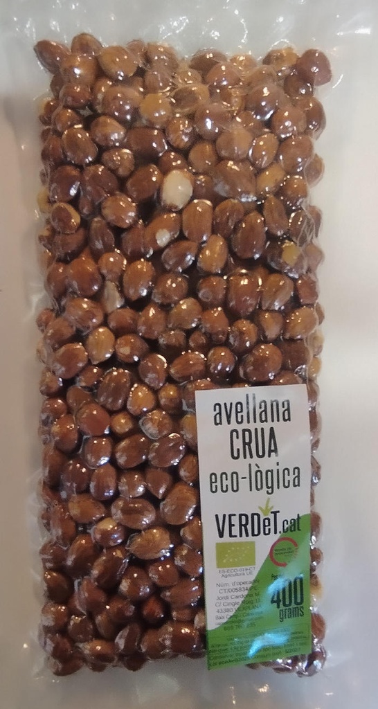 AVELLANA GRA CRUA 400gr CAN VERDET