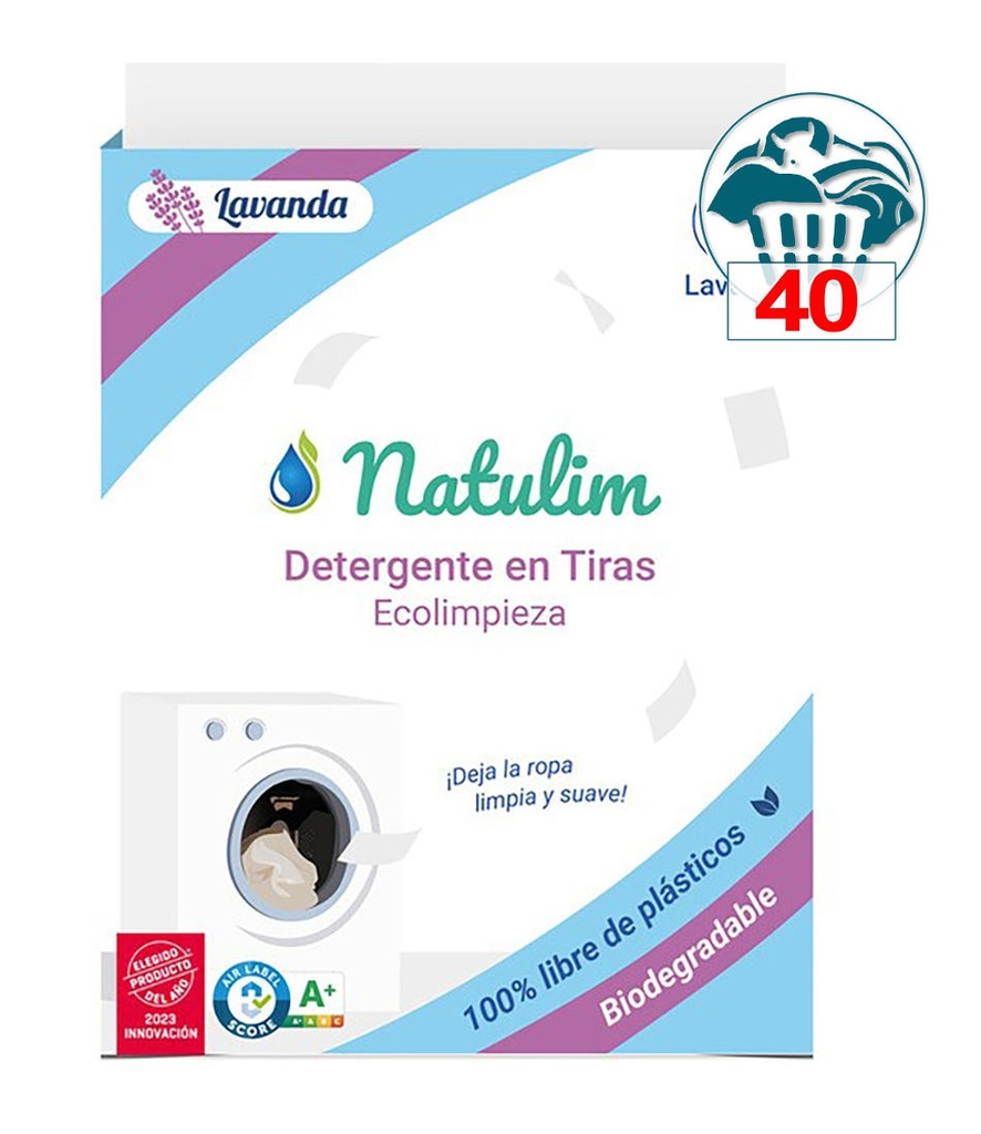 NATULIM, DETERGENT EN TIRES, ESPÍGOL 40 RENTATS