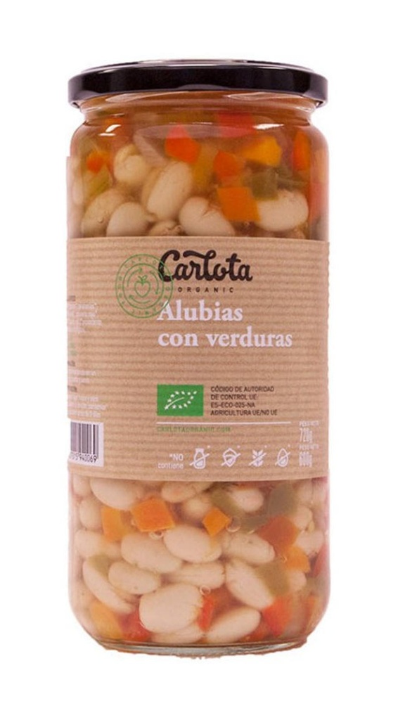 FESOLS AMB VERDURES 600g CARLOTA