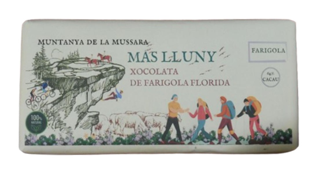 XOCOLATA DE FARIGOLA 64% 80gr MAS LLUNY