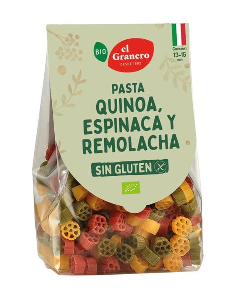 PASTA TRICOLOR BIO 250gr EL GRANERO