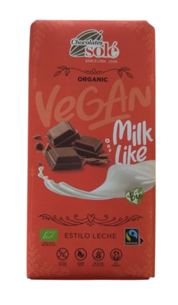 XOCOLATA VEGANA ECO 90g SOLE