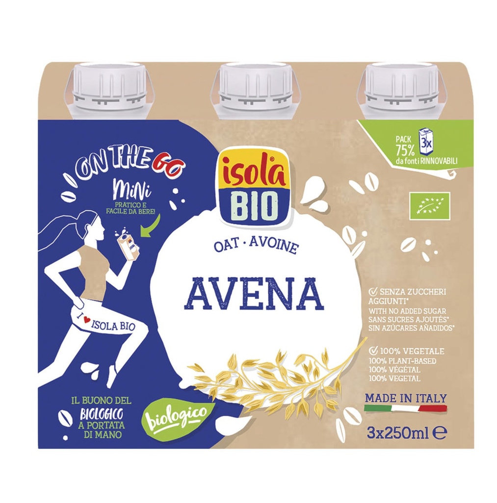 PACK BEGUDA CIVADA ON THE GO 3x250ml ISOLA BIO