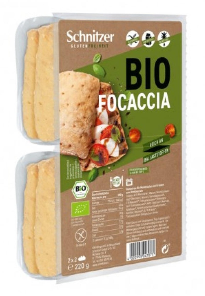 PANETS FOCACCIA S/G 220g SCHNITZER