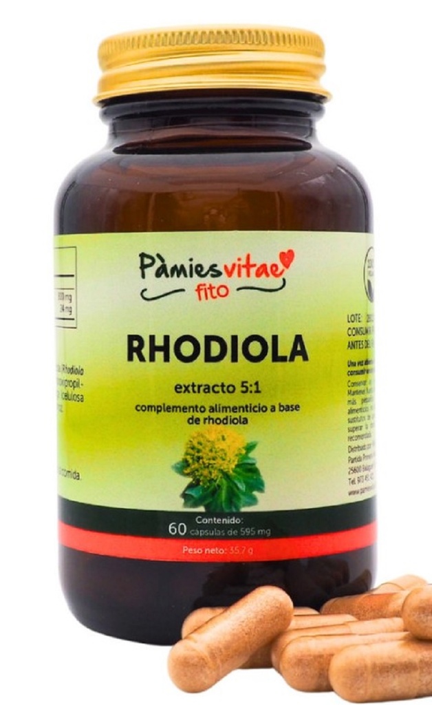 RHODIOLA PV (60caps) PAMIES VITAE
