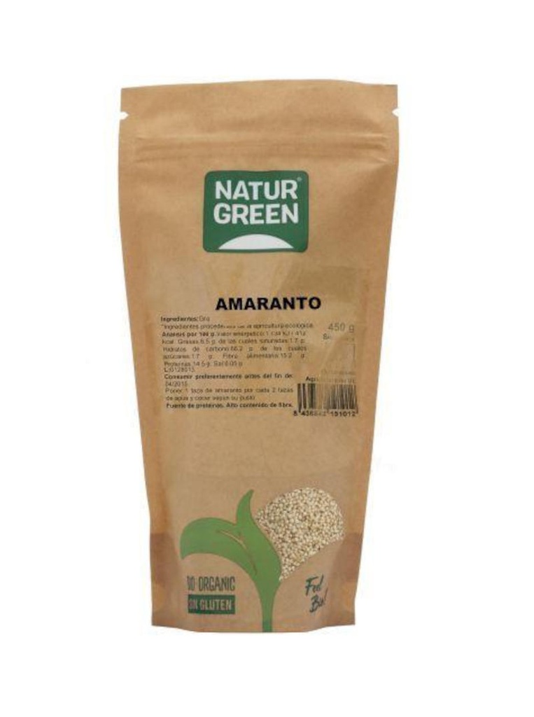 AMARANT ECO EN GRA 450gr NATURGREEN