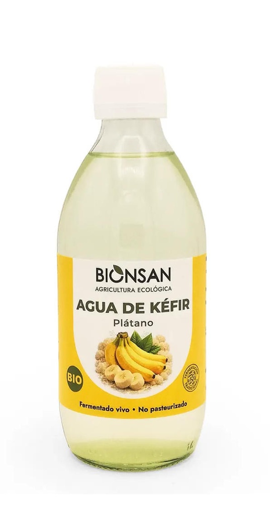 AIGUA DE KÈFIR PLÀTAN 330ml BIONSAN