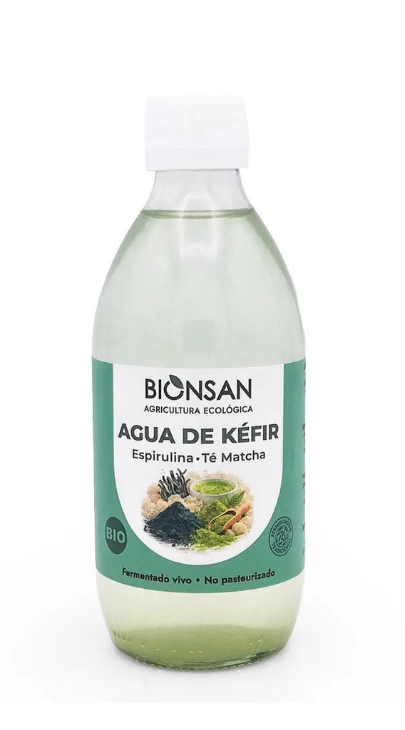 AIGUA DE KÈFIR ESPIRULINA 330ml BIONSAN