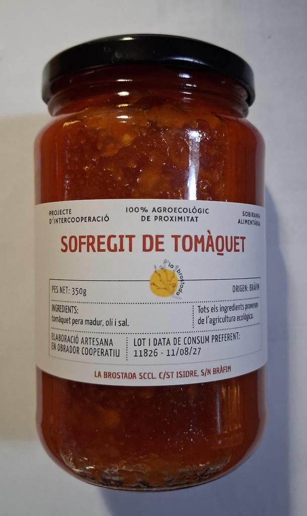 SOFREGIT DE TOMAQUET 350gr LA BROSTADA