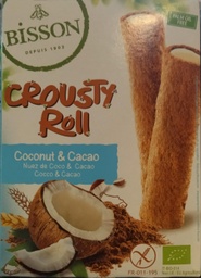 [6175717] CROUSTY ROLL CACAO COCO 152gr BISSON