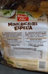 [2180304234] MINICRACKERS 100% ESPELTA 250G FINESTRA