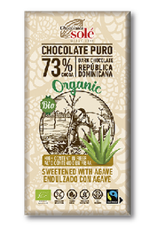 [1032707233] XOCOLATA NEGRA 73% AMB ÀGAVE  100GR SOLÉ