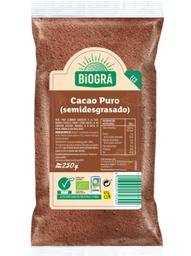 [401206231] CACAU POLS PUR 250GR BIOGRÀ