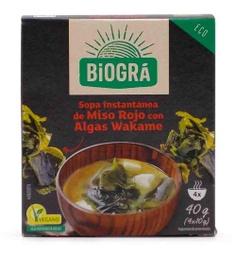 [401603] SOPA MISO VERMELL AMB ALGA WAKAME  4sob. BIOGRA