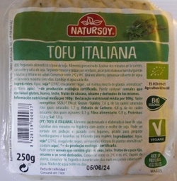[241205237] TOFU FRESC  ITALIA 250GR.  NATURSOY
