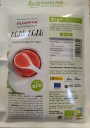 [411105231] ALGA AGAR AGAR EN FLOCS 50gr ALGAMAR