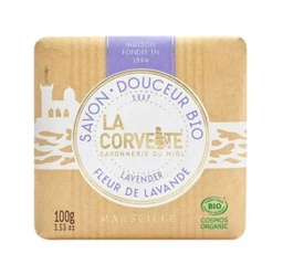[5110102] SABO PASTILLA BIO FLOR DE LAVANDA 100gr LA CORVETTE
