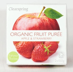 [242507239] PURE DE POMA AMB MADUIXES 2x100gr CLEARSPRING