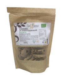COOKIES CIVADA, ESPELTA I XIPS XOCOLATA 185g LA GRANA