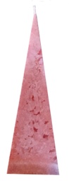 [69101] ESPELMA CERA VEGETAL PIRAMIDE VERMELLA